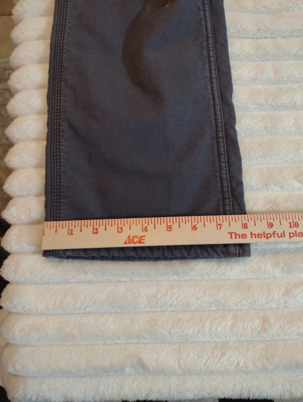 Carhartt Women 6 Reg Original Fit Fleece Lined Carpenter Pants Work Wear Grey - Picture 13 of 15